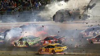 Terrifying Fan Video Shows NASCAR Race Car Crashing Into Catch Fence